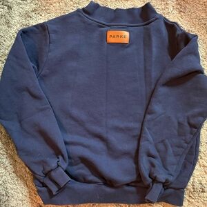 Parker Deep Blue Crewneck Sweater